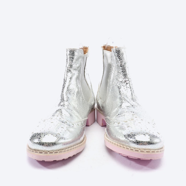 Image 2 of Chelsea Boots EUR 36 Silver in color Metallic | Vite EnVogue