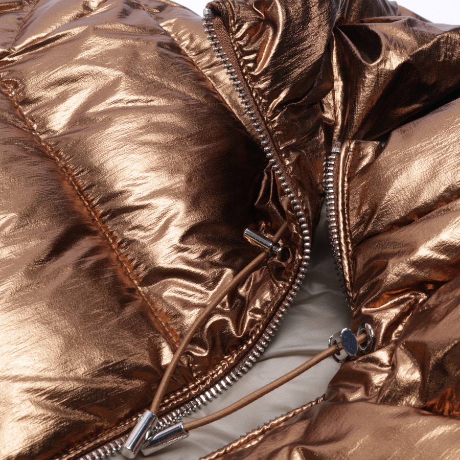 Image 3 of Winter Jacket L Rose Gold in color Metallic | Vite EnVogue
