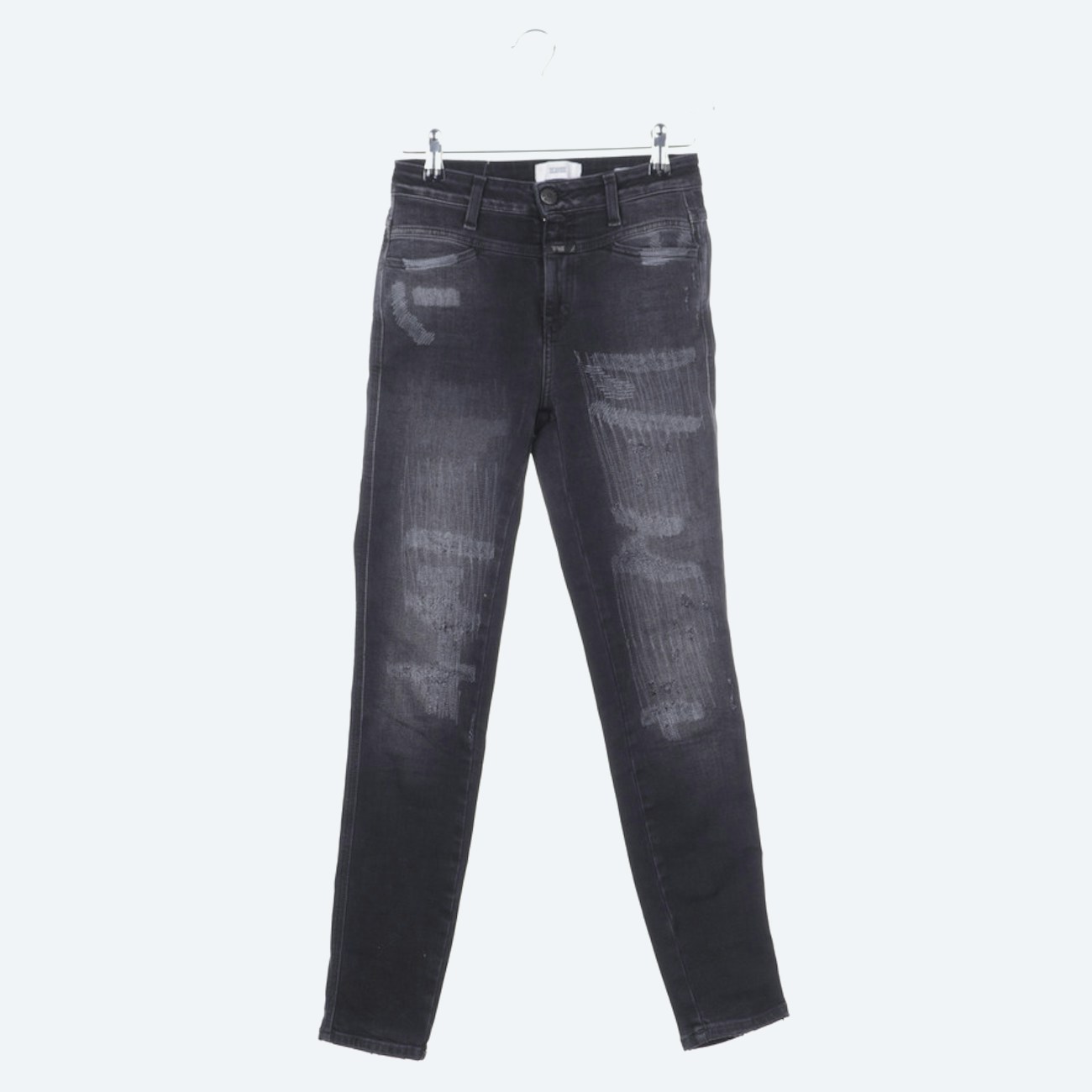 Bild 1 von Jeans Skinny W24 Anthrazit in Farbe Grau | Vite EnVogue