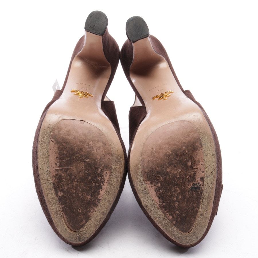 Image 4 of Heeled Sandals EUR 40 Dark brown in color Brown | Vite EnVogue