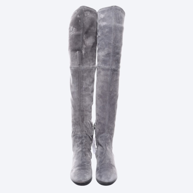Image 2 of Overknee Boots EUR 37 Gray in color Gray | Vite EnVogue