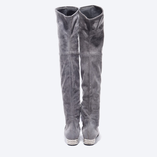 Image 3 of Overknee Boots EUR 37 Gray in color Gray | Vite EnVogue