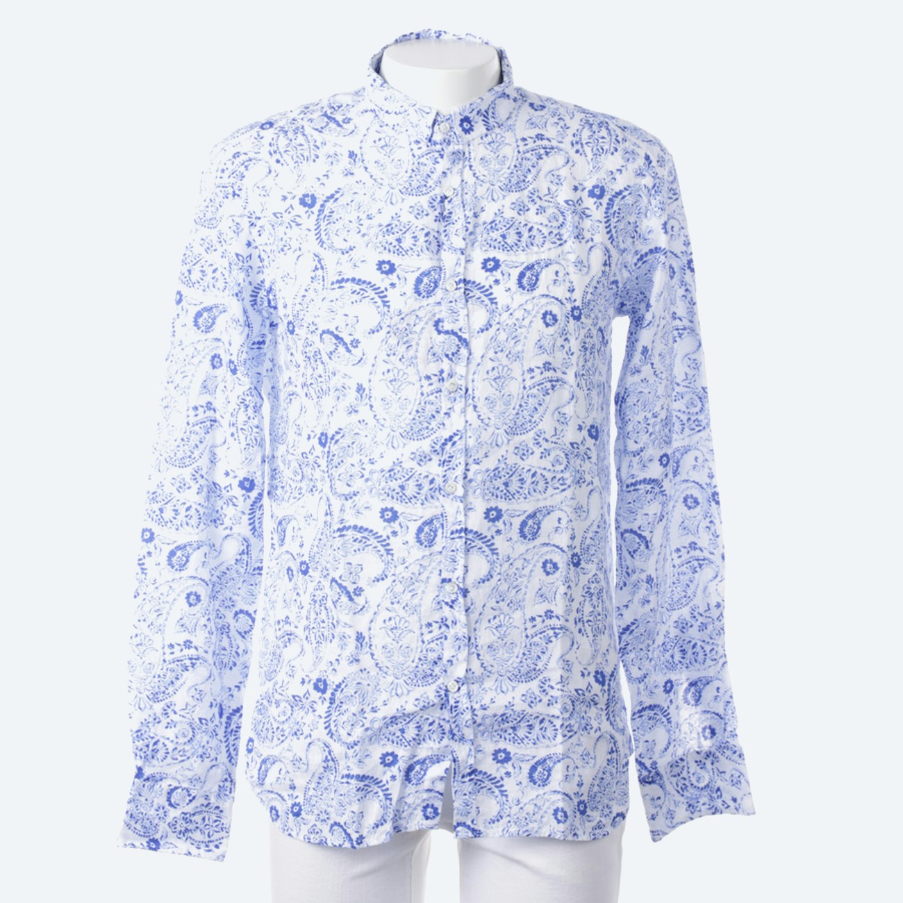 Image 1 of Linen Shirt 41 Blue in color Blue | Vite EnVogue