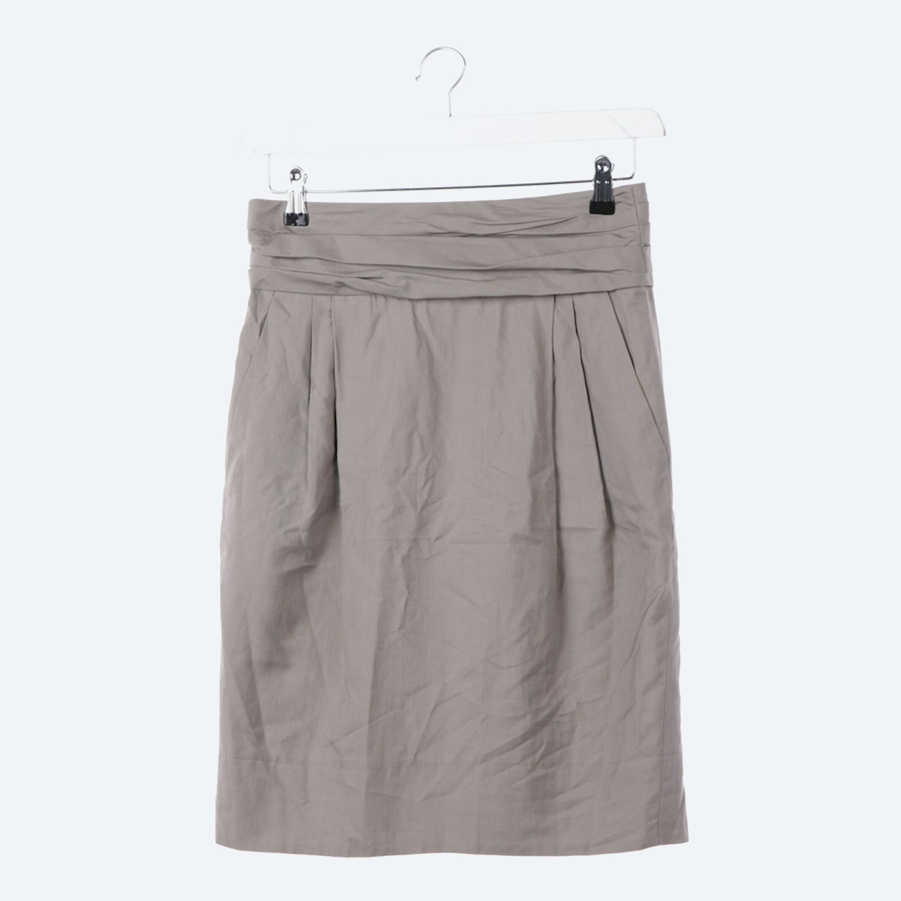Image 1 of Skirt 36 Gray in color Gray | Vite EnVogue