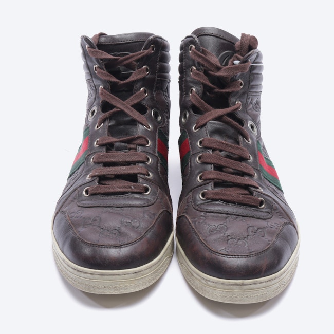 Image 2 of High-Top Sneakers EUR 42.5 Dark brown in color Brown | Vite EnVogue