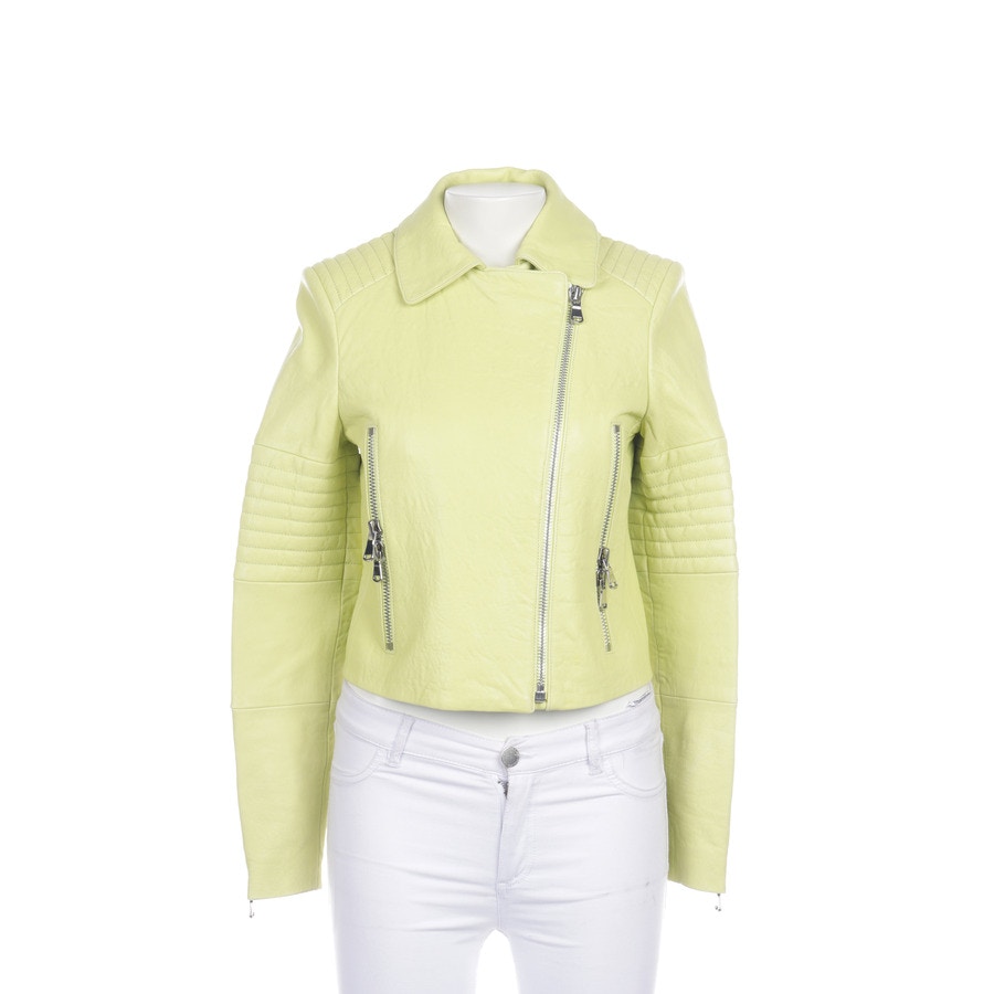 Image 1 of LeatherJacket XS Green in color Green | Vite EnVogue