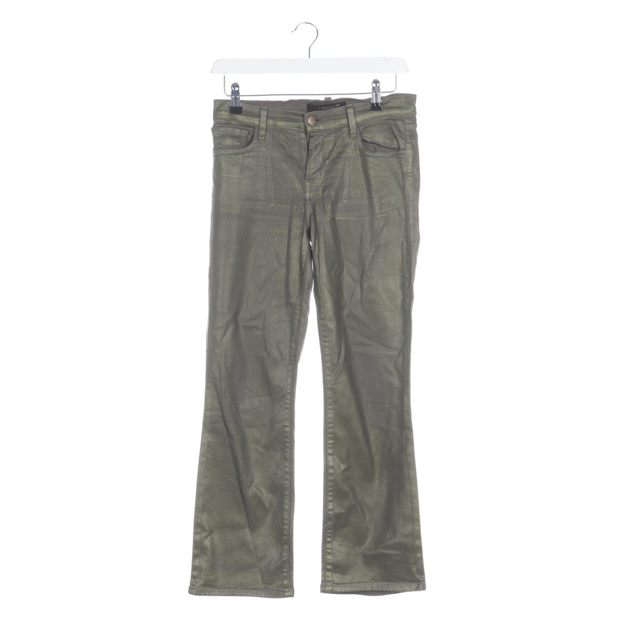 Image 1 of Jeans Flared W25 Olive in color Green | Vite EnVogue