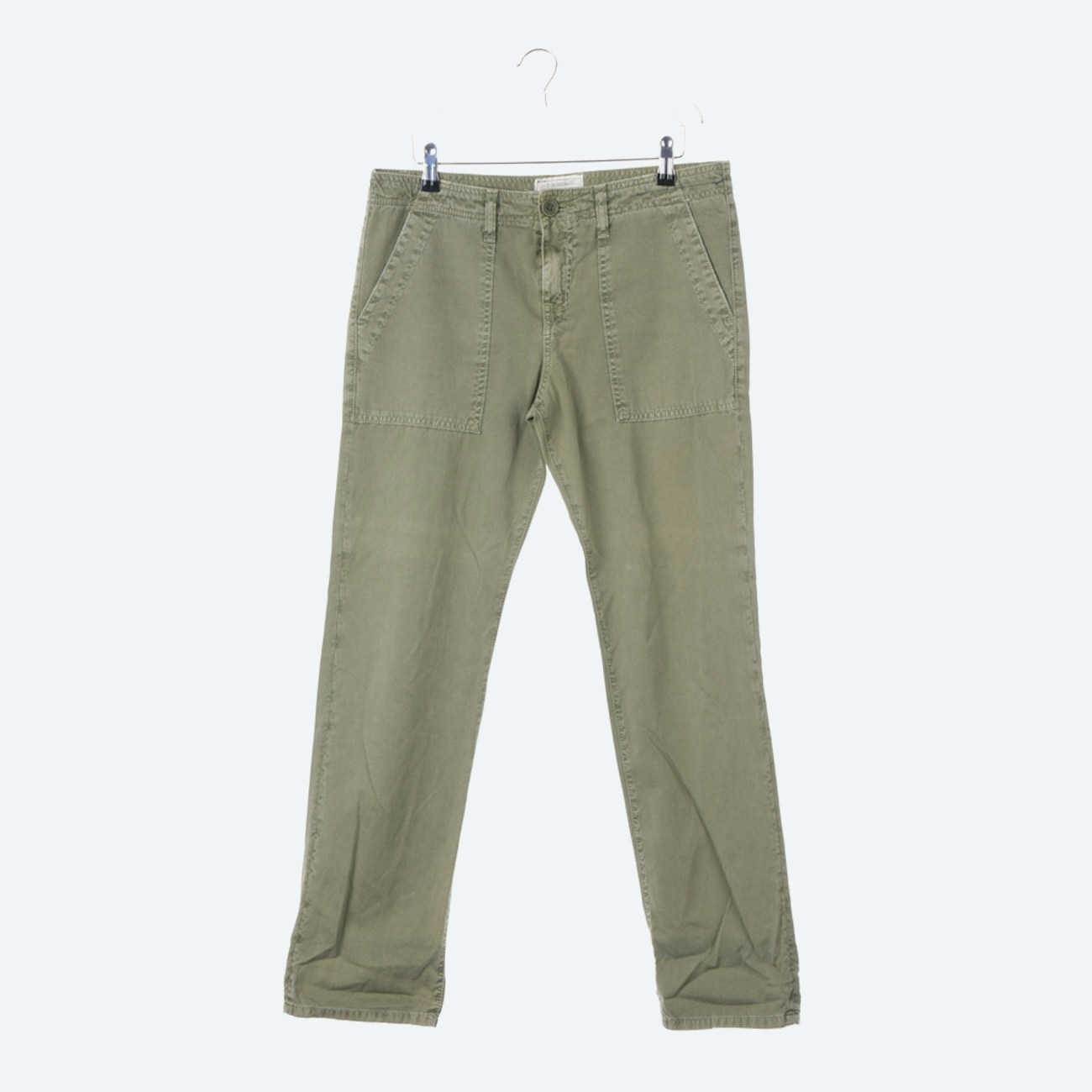 Image 1 of Trousers W25 Green in color Green | Vite EnVogue