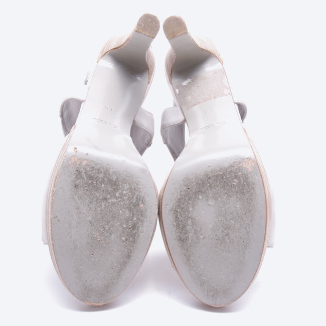 Image 4 of Heeled Sandals EUR 40 Lightgray in color Gray | Vite EnVogue
