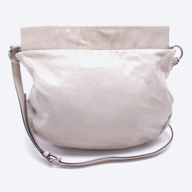 Image 2 of Classic Q Hillier Hobo Shoulder Bag Beige in color White | Vite EnVogue