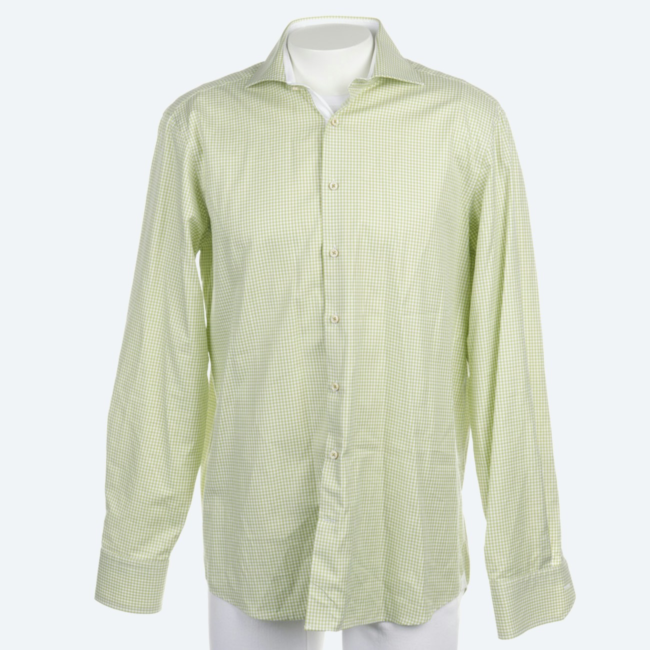 Image 1 of Casual Shirt 41 Green in color Green | Vite EnVogue