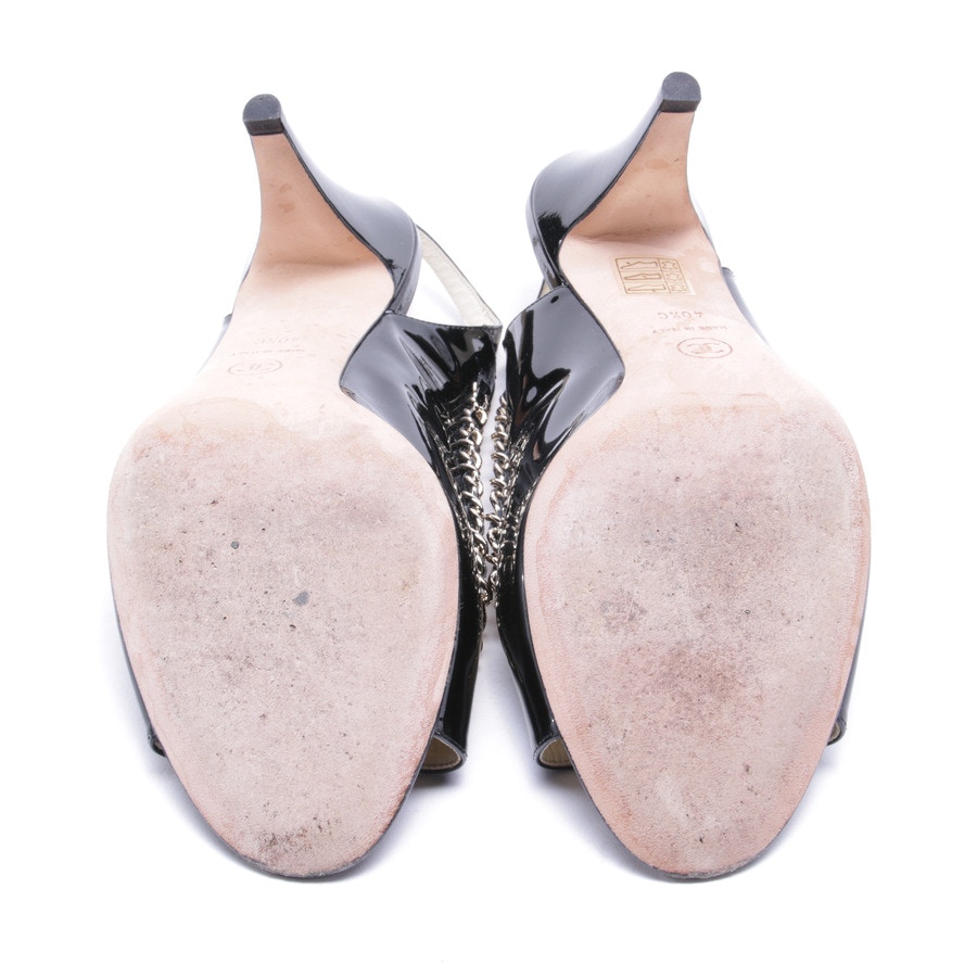 Image 4 of Heeled Sandals EUR 40.5 Black in color Black | Vite EnVogue