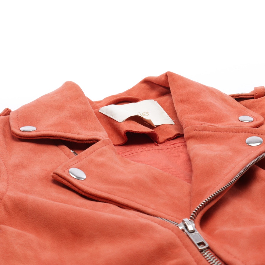 Image 3 of LeatherJacket 36 Orangered in color Orange | Vite EnVogue