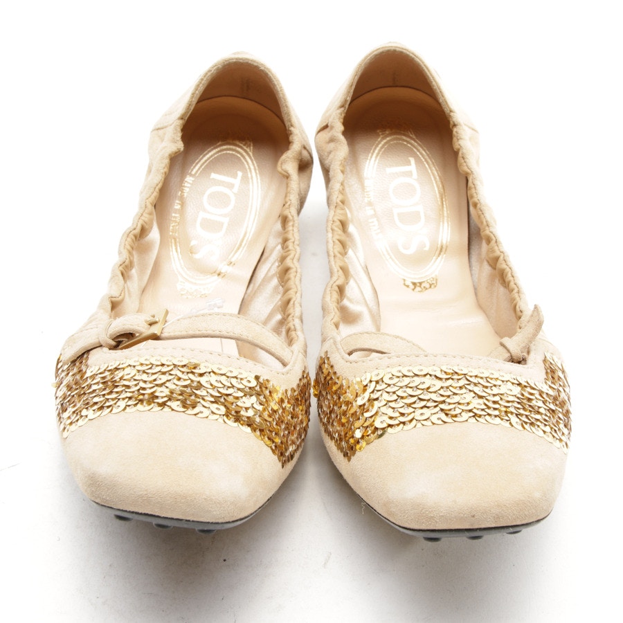 Image 2 of Gommino Ballet Flats EUR 36 Beige in color White | Vite EnVogue