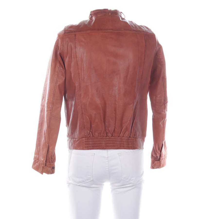 Image 2 of Leather Jacket L Chocolate in color Brown | Vite EnVogue
