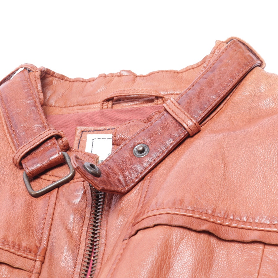 Image 3 of Leather Jacket L Chocolate in color Brown | Vite EnVogue