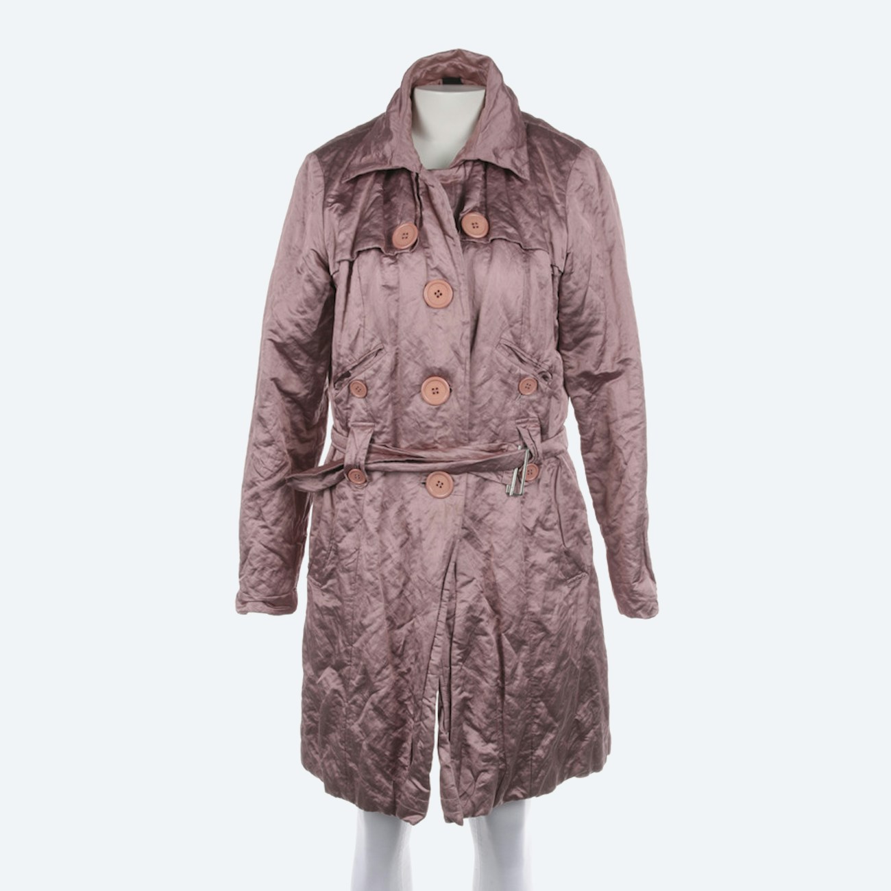 Image 1 of Between-seasons Coat 42 Rosewood in color Pink | Vite EnVogue