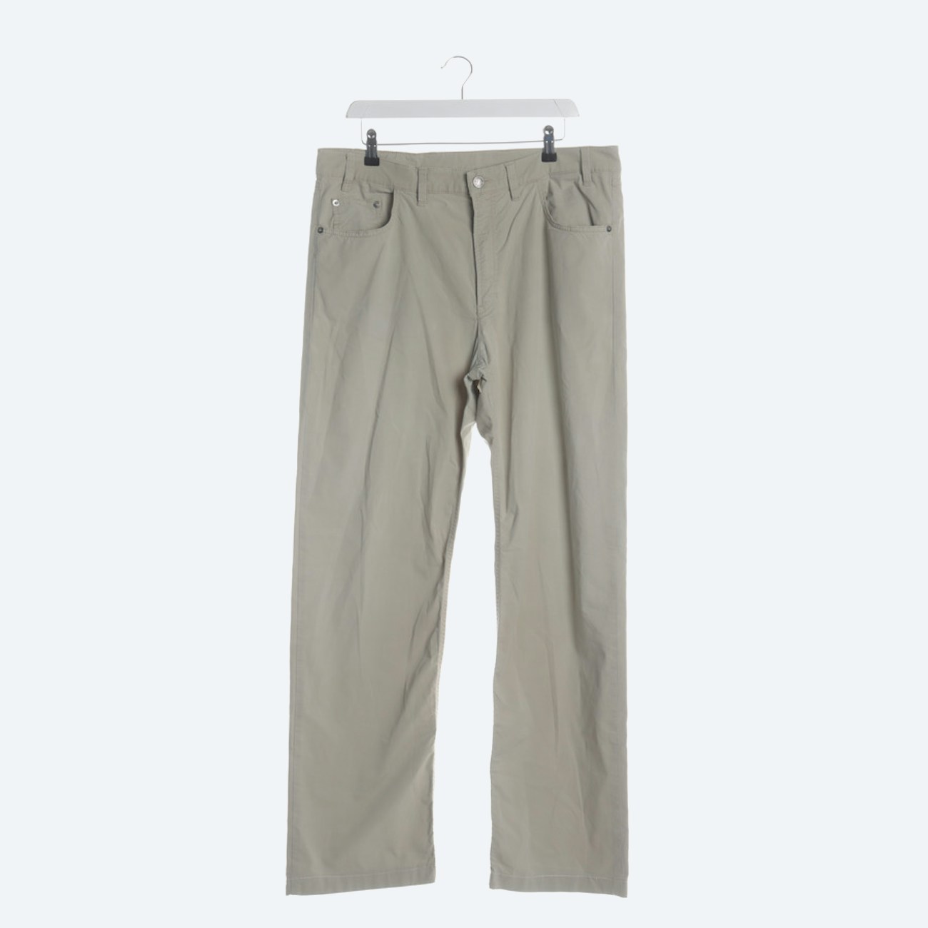 Image 1 of Trousers 46 Beige in color White | Vite EnVogue