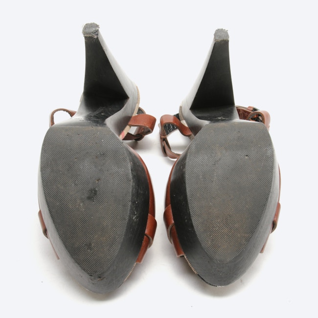 Image 4 of Heeled Sandals EUR 40 Brown in color Brown | Vite EnVogue