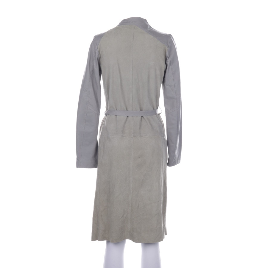 Image 2 of Leather Coat 34 Gray in color Gray | Vite EnVogue