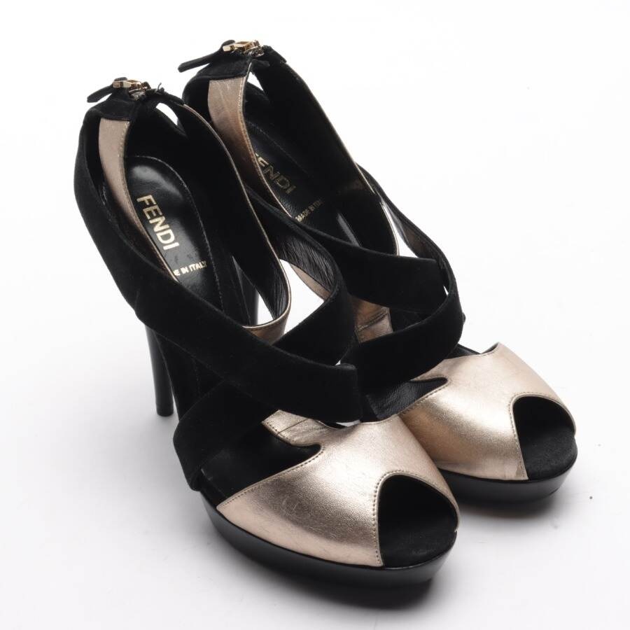 Image 1 of Heeled Sandals EUR 38,5 Black in color Black | Vite EnVogue