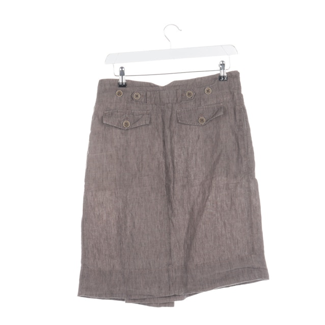 Linen Skirt 34 Brown | Vite EnVogue