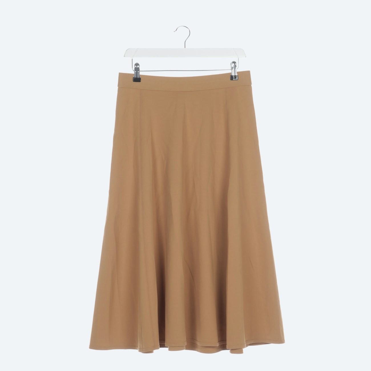 Image 1 of Skirt 38 Camel in color Brown | Vite EnVogue