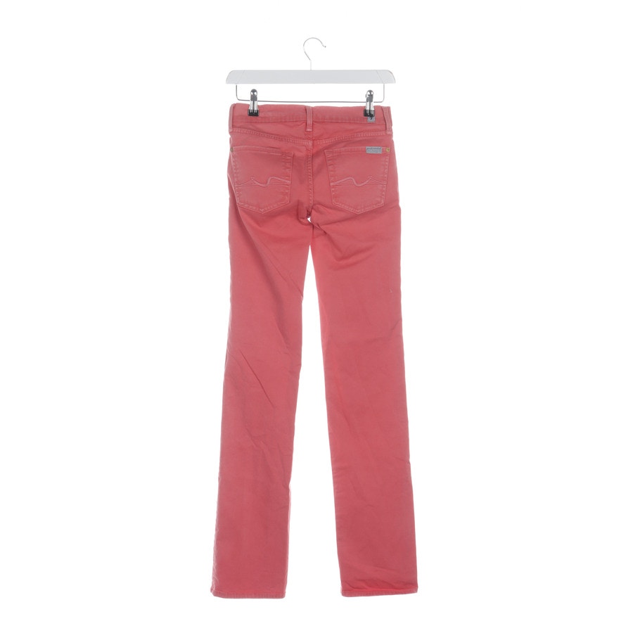 Image 2 of Jeans Straight Fit W25 Salmon in color Red | Vite EnVogue