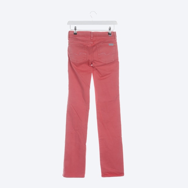 Image 2 of Jeans Straight Fit W25 Salmon in color Red | Vite EnVogue