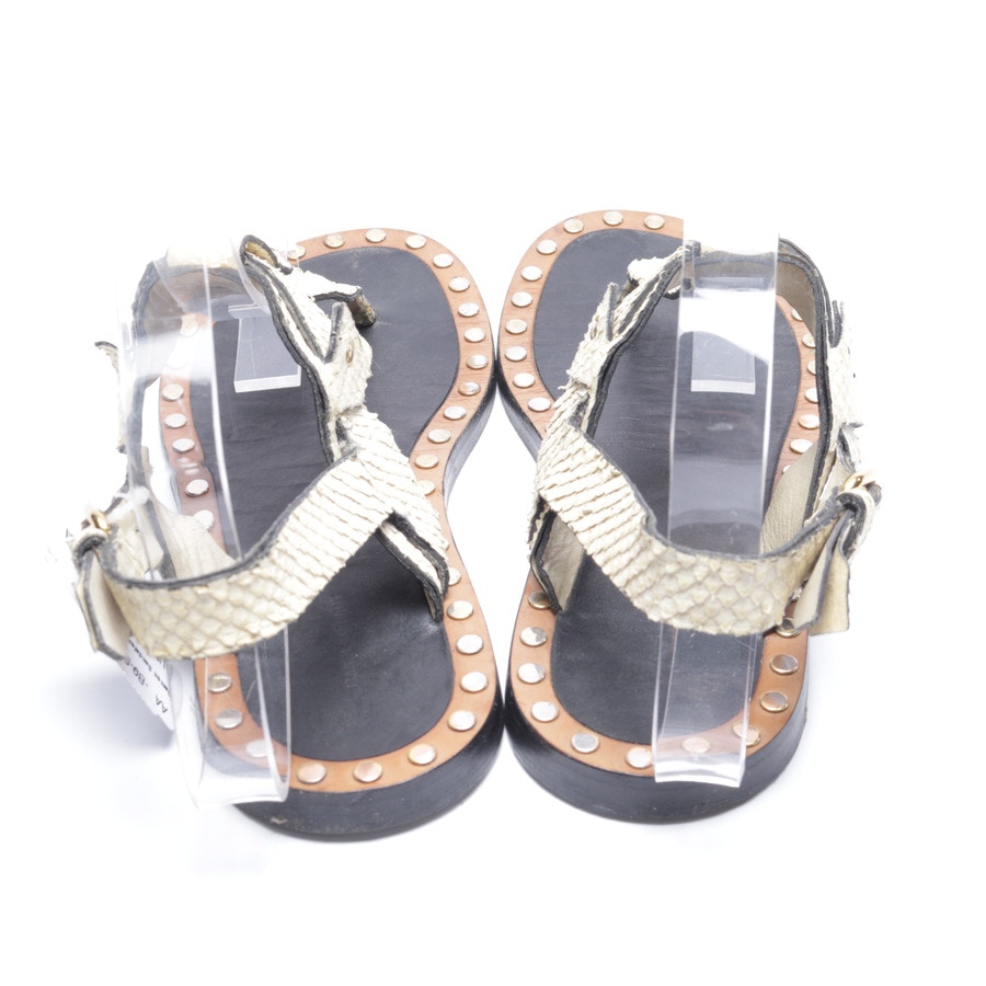 Image 3 of Sandals EUR38 Beige in color White | Vite EnVogue