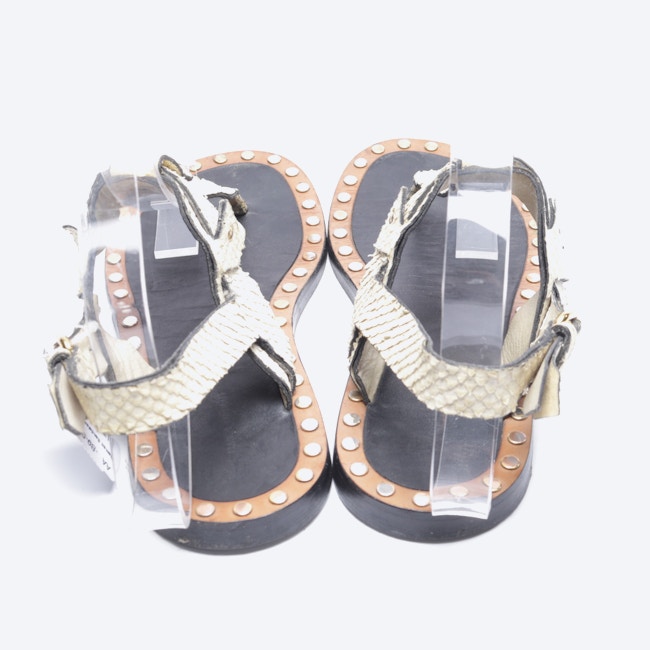 Image 3 of Sandals EUR38 Beige in color White | Vite EnVogue