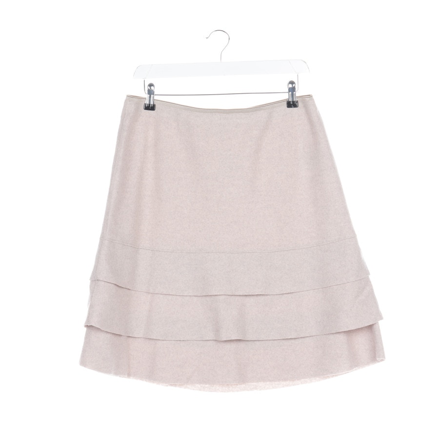 Image 1 of Wool Skirt 42 Beige in color White | Vite EnVogue