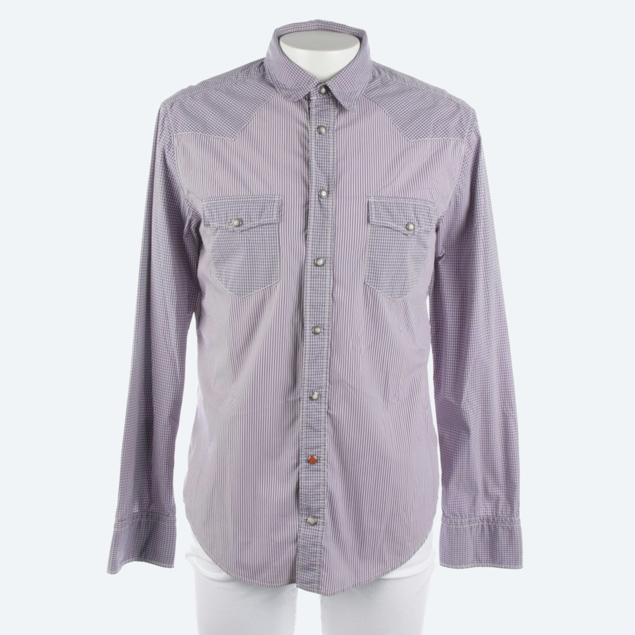 Image 1 of Casual Shirt L Lavender in color Purple | Vite EnVogue