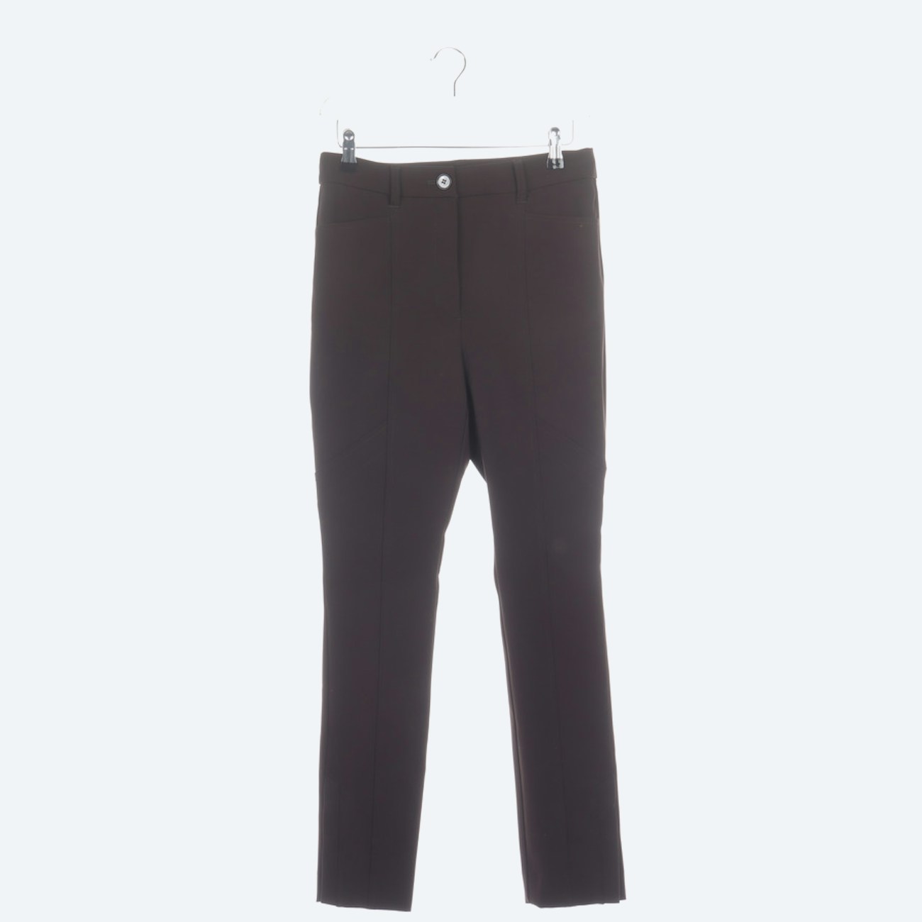 Image 1 of Trousers 36 Dark brown in color Brown | Vite EnVogue