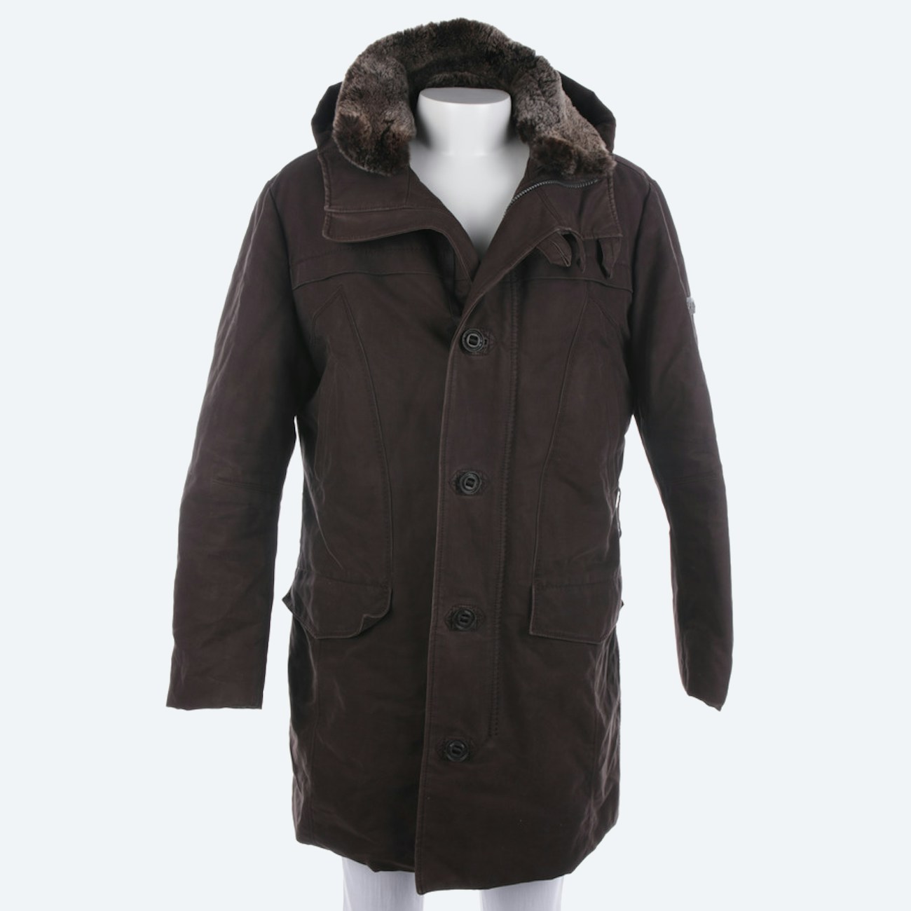 Image 1 of Winter Coat 56 Brown in color Brown | Vite EnVogue