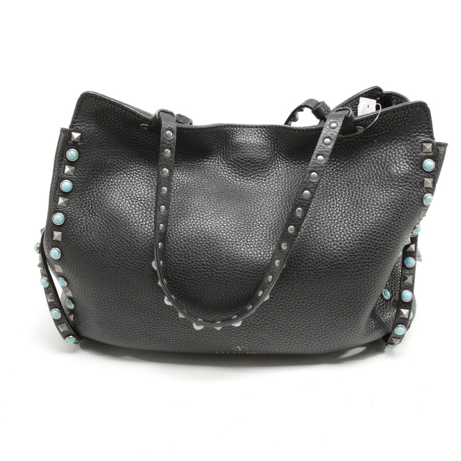 Image 2 of Rockstud Handbag Black in color Black | Vite EnVogue