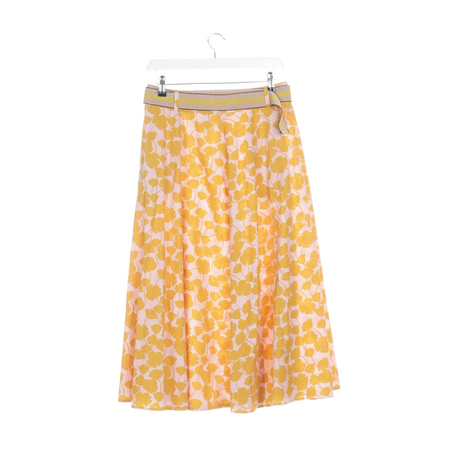 Image 2 of Skirt 34 Yellow in color Yellow | Vite EnVogue