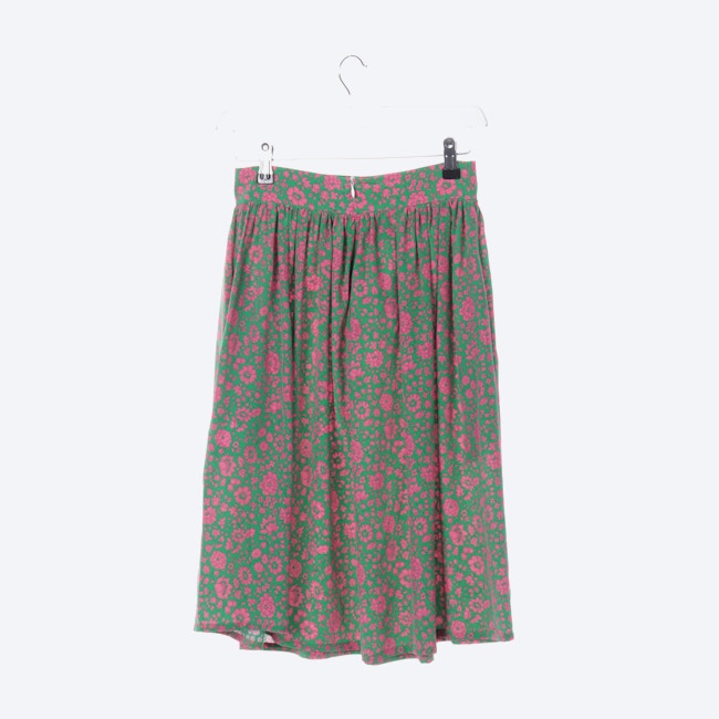Image 2 of Silk Skirt XS Green in color Green | Vite EnVogue