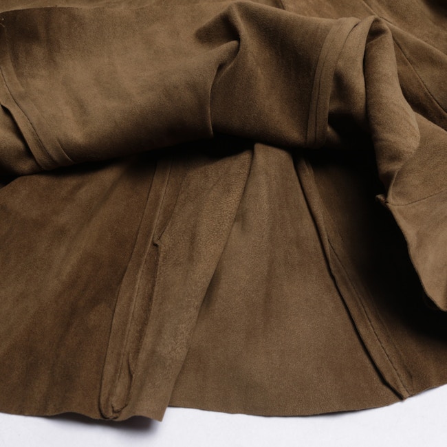 Image 3 of Leather Skirt 32 Camel in color Brown | Vite EnVogue