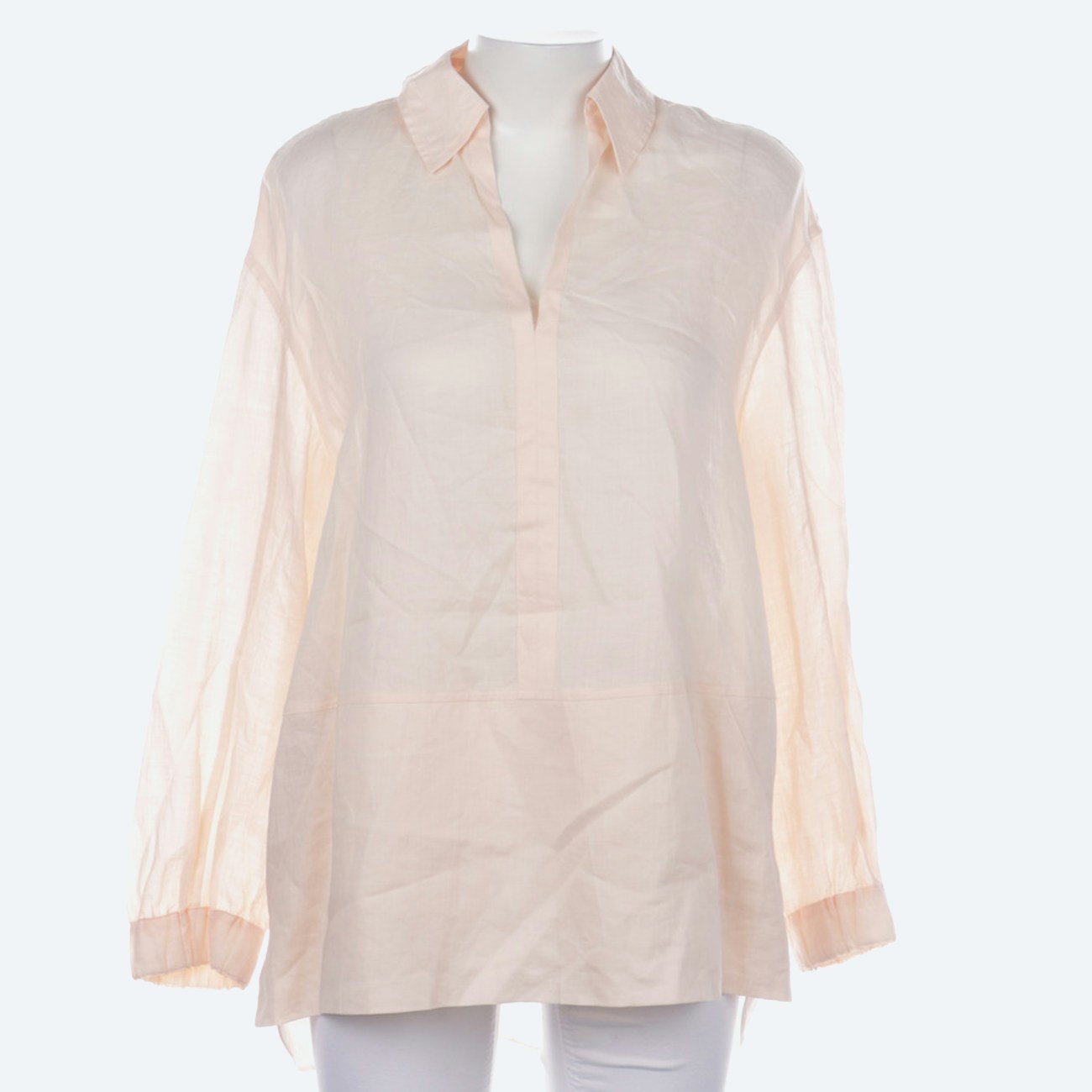 Image 1 of Shirt Blouse 38 Peach in color Yellow | Vite EnVogue