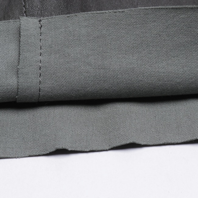 Image 3 of Leather Skirt 34 Gray in color Gray | Vite EnVogue