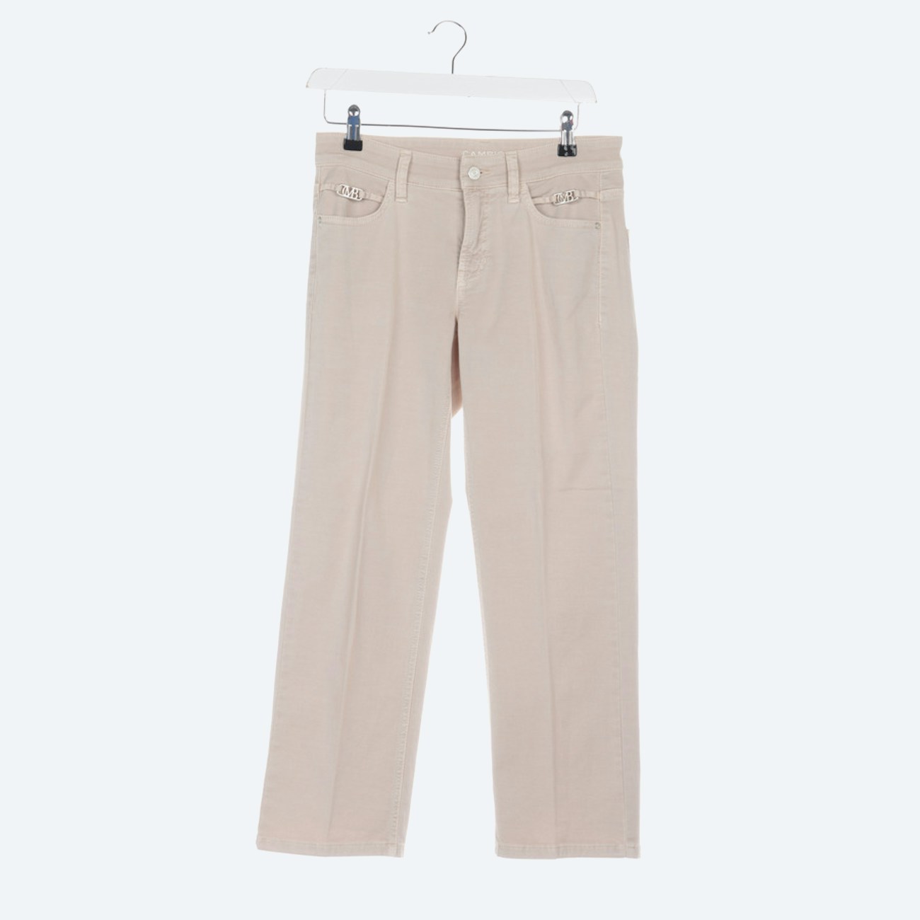 Image 1 of Jeans Straight Fit 36 Beige in color White | Vite EnVogue