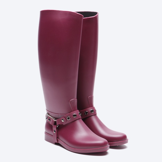 Image 2 of Rain Boots EUR 37 Bordeaux in color Red | Vite EnVogue