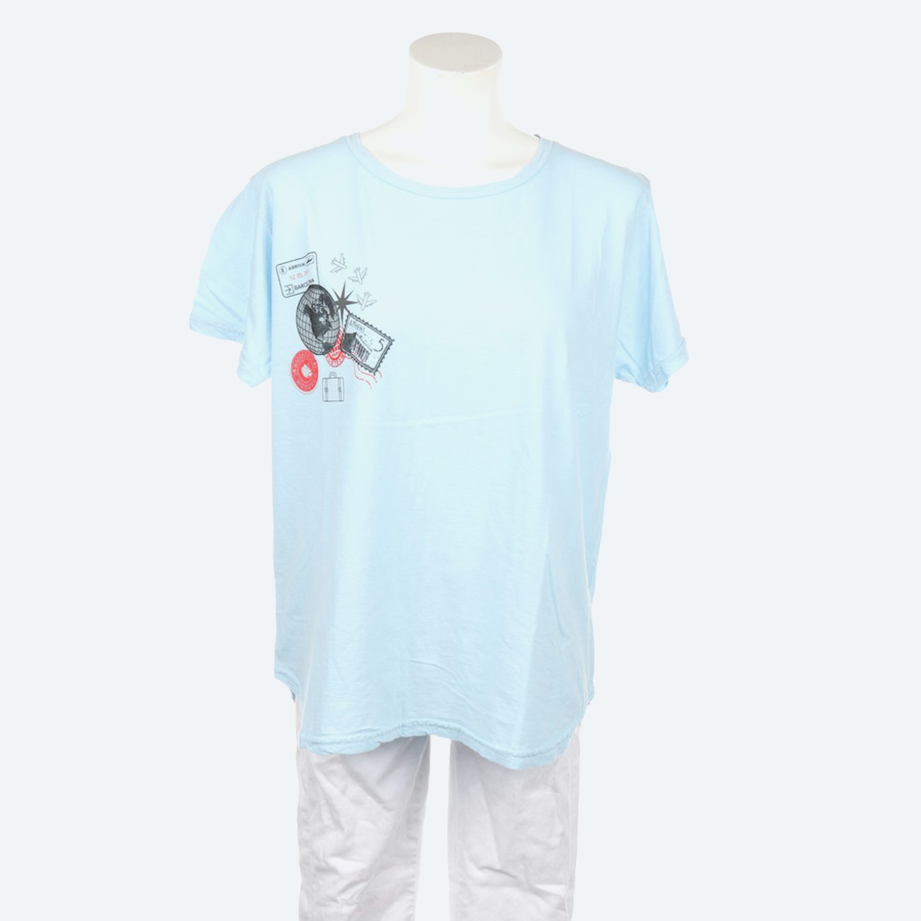Bild 1 von Shirt M Hellblau in Farbe Blau | Vite EnVogue