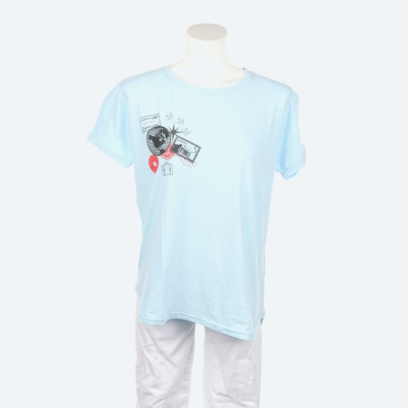 Image 1 of Shirt S Lightblue in color Blue | Vite EnVogue