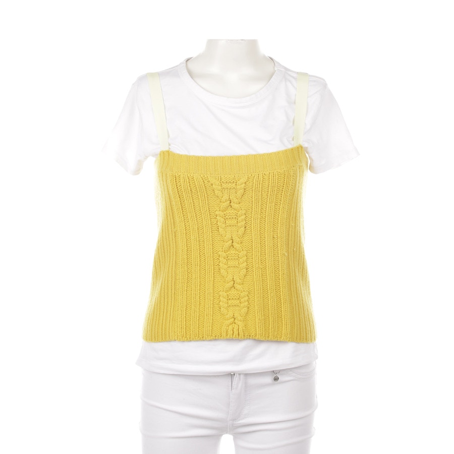 Image 3 of Wool  Twin Set 34 Yellow in color Yellow | Vite EnVogue