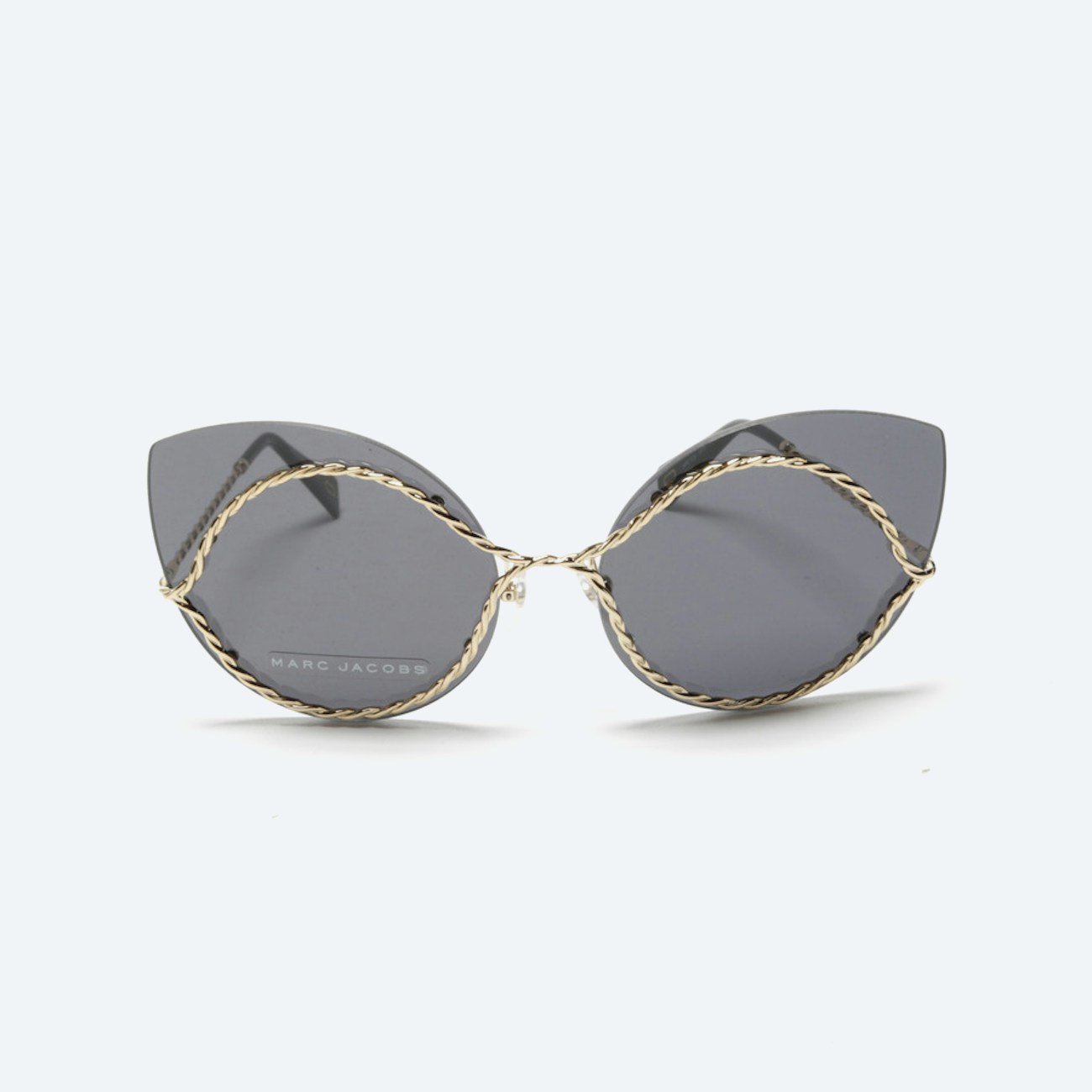 Image 1 of 161 Sunglasses Gold in color Metallic | Vite EnVogue