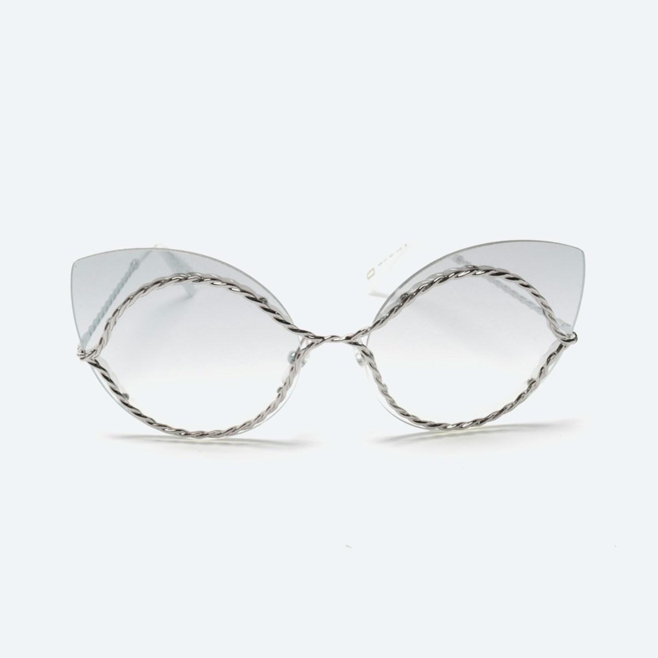 Image 1 of 161 Sunglasses Silver in color Metallic | Vite EnVogue