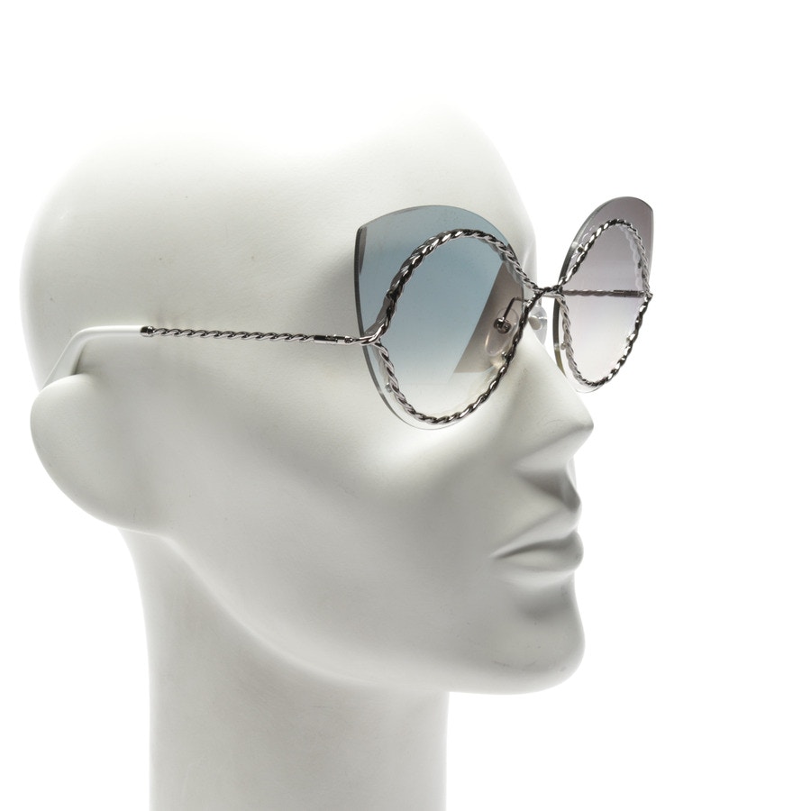 Image 2 of 161 Sunglasses Silver in color Metallic | Vite EnVogue