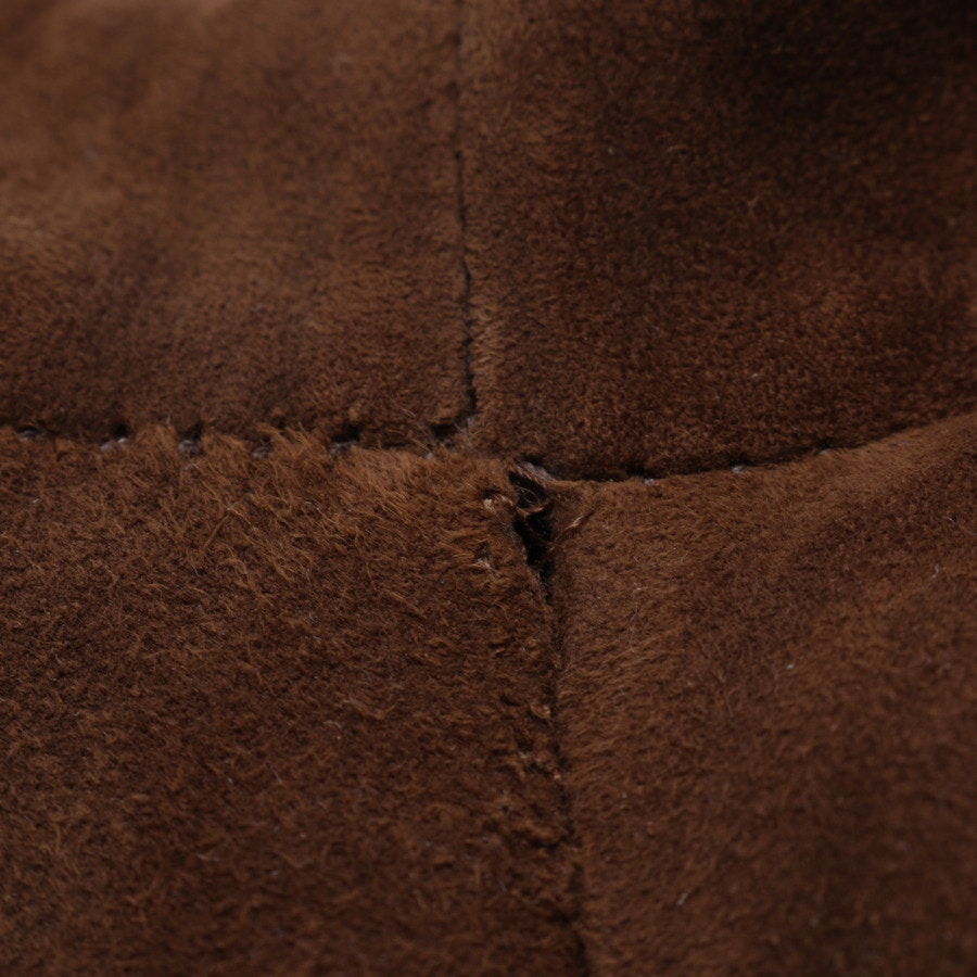 Image 4 of Leather Pants 34 Camel in color Brown | Vite EnVogue